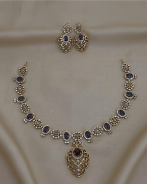 Pure Zirconian Diamond Necklace Set, ORN0206AM14