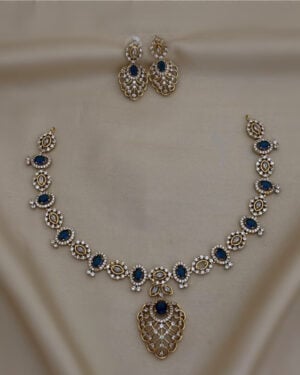Pure Zirconian Diamond Necklace Set, ORN0206AM17