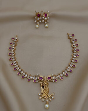 Pure Zirconian Diamond Necklace Set, ORN0206AM20