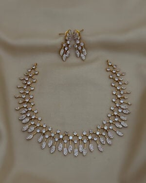 Pure Zirconian Diamond Necklace Set, ORN0206AM25