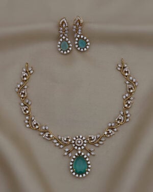 Pure Zirconian Diamond Necklace Set, ORN0206AM4