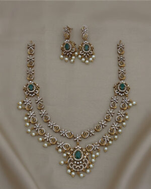 Pure Zirconian Diamond Necklace Set, ORN0206AM6