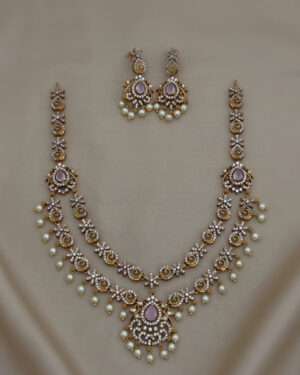 Pure Zirconian Diamond Necklace Set, ORN0206AM7