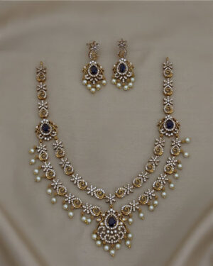 Pure Zirconian Diamond Necklace Set, ORN0206AM9