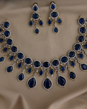 Pure Zirconian Diamond Necklace Set, ORN0206BM46