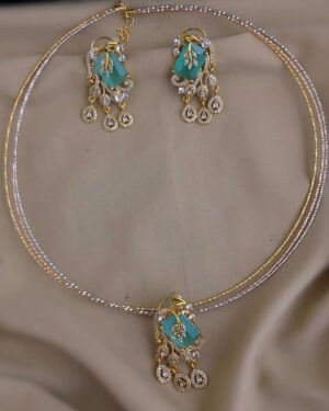 Pure Zirconian Diamond Necklace Set, ORN0206BM51