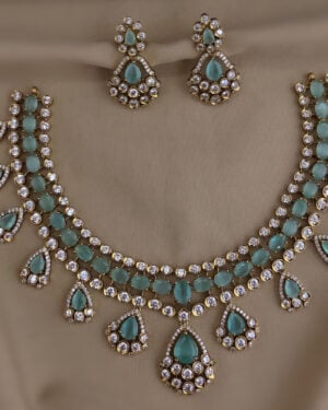 Pure Zirconian Diamond Necklace Set, ORN0406BM28