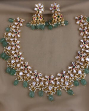 Pure Zirconian Diamond Necklace Set, ORN0406BM32