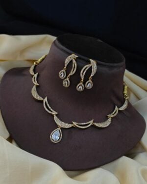 Pure Zirconian Diamond Necklace Set, ORN2306BM26