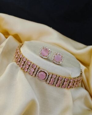 Pure Zirconian Diamond Necklace Set, ORN2306BM30