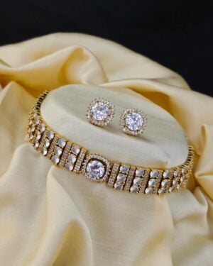 Pure Zirconian Diamond Necklace Set, ORN2306BM31