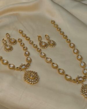 Pure Zirconian Diamond Necklace Set, ORN2306BM40