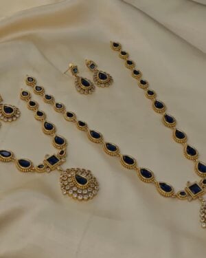 Pure Zirconian Diamond Necklace Set, ORN2306BM43