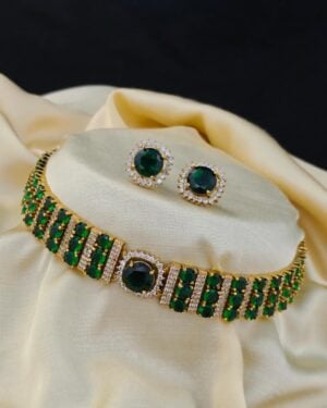 Pure Zirconian Diamond Necklace Set, ORN2306BM57
