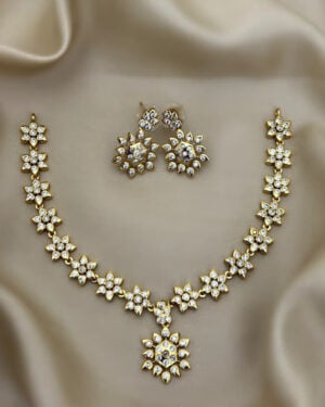 Pure Zirconian Diamond Necklace Set, ORN2406AM17