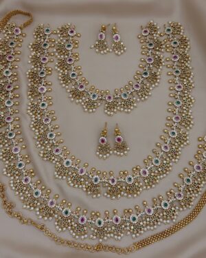 Pure Zirconian Diamond Necklace Set, ORN2406AM21