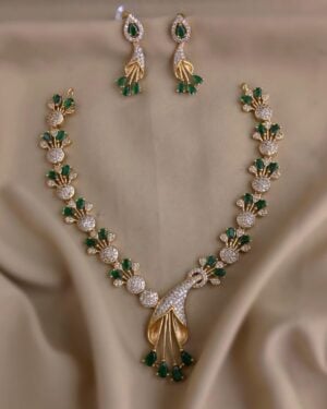 Pure Zirconian Diamond Necklace Set, ORN2507BM6