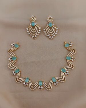 Pure Zirconian Diamond Necklace Set, ORN2109BM2