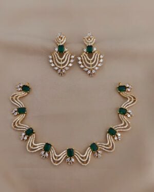 Pure Zirconian Diamond Necklace Set, ORN2109BM4