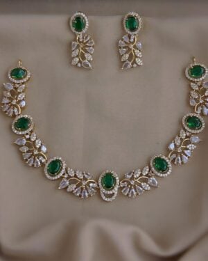 Pure Zirconian Diamond Necklace Set, ORN2109BM5