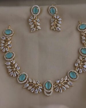 Pure Zirconian Diamond Necklace Set, ORN2109BM6